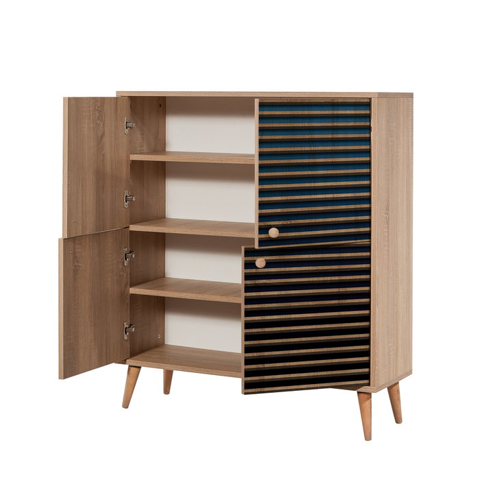 Hanah Home Multilux-222 Armario multiusos Roble Sonoma Hanah Home Multilux-222 Armario multiusos Roble Sonoma